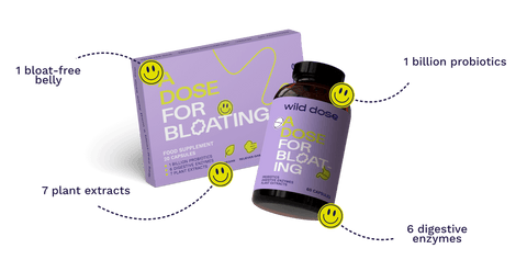 wild dose gas relief and bloating remedy