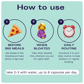 how to use wild dose a dose for bloating effectively